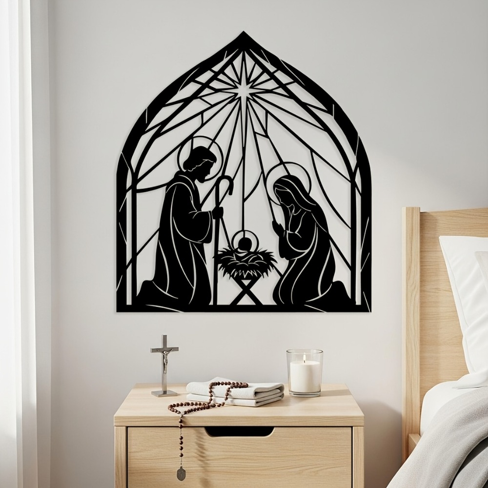 Art & Craft Teacher Vacancy - CIFBUY Religious Jesus Nativity Metal Wall