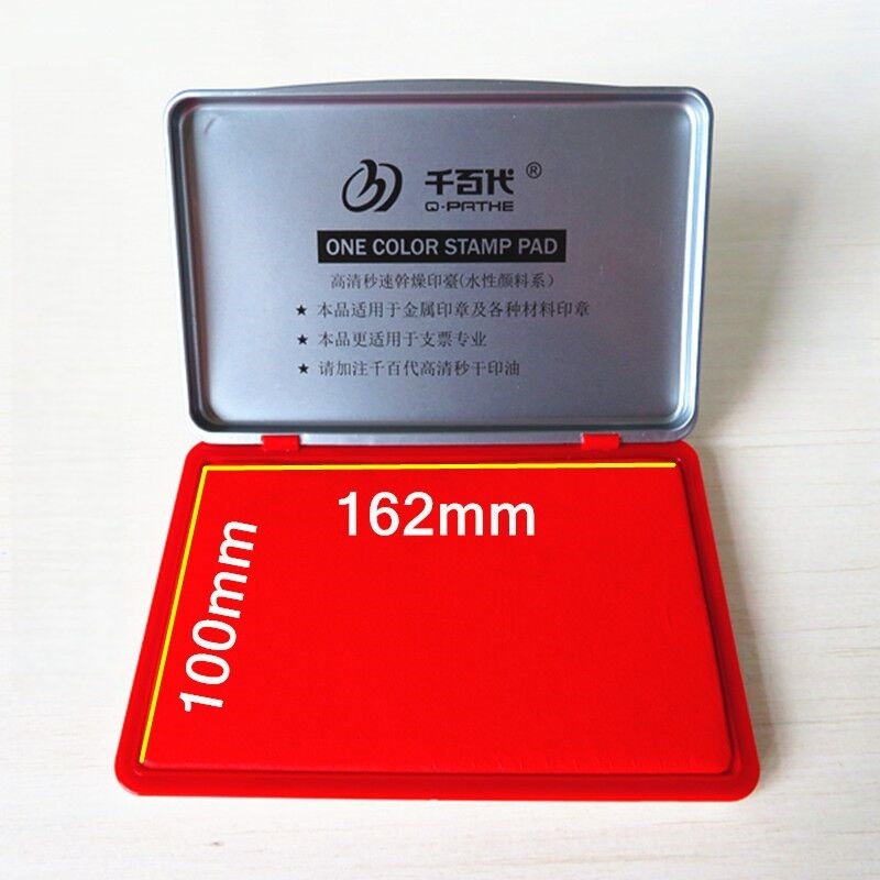 Stamping Ink Pad - 100x162mm Large Ink-pad Colors Large Size