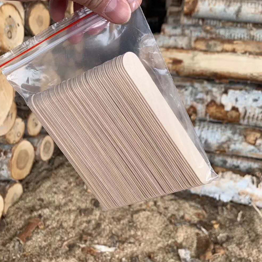 Art Craft Stick - 400Pcs Wood Craft Sticks Natural Color