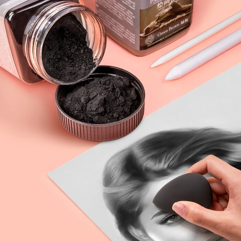 Sketching Charcoal Set - 10 Colors Sketch Toner Dry Wet