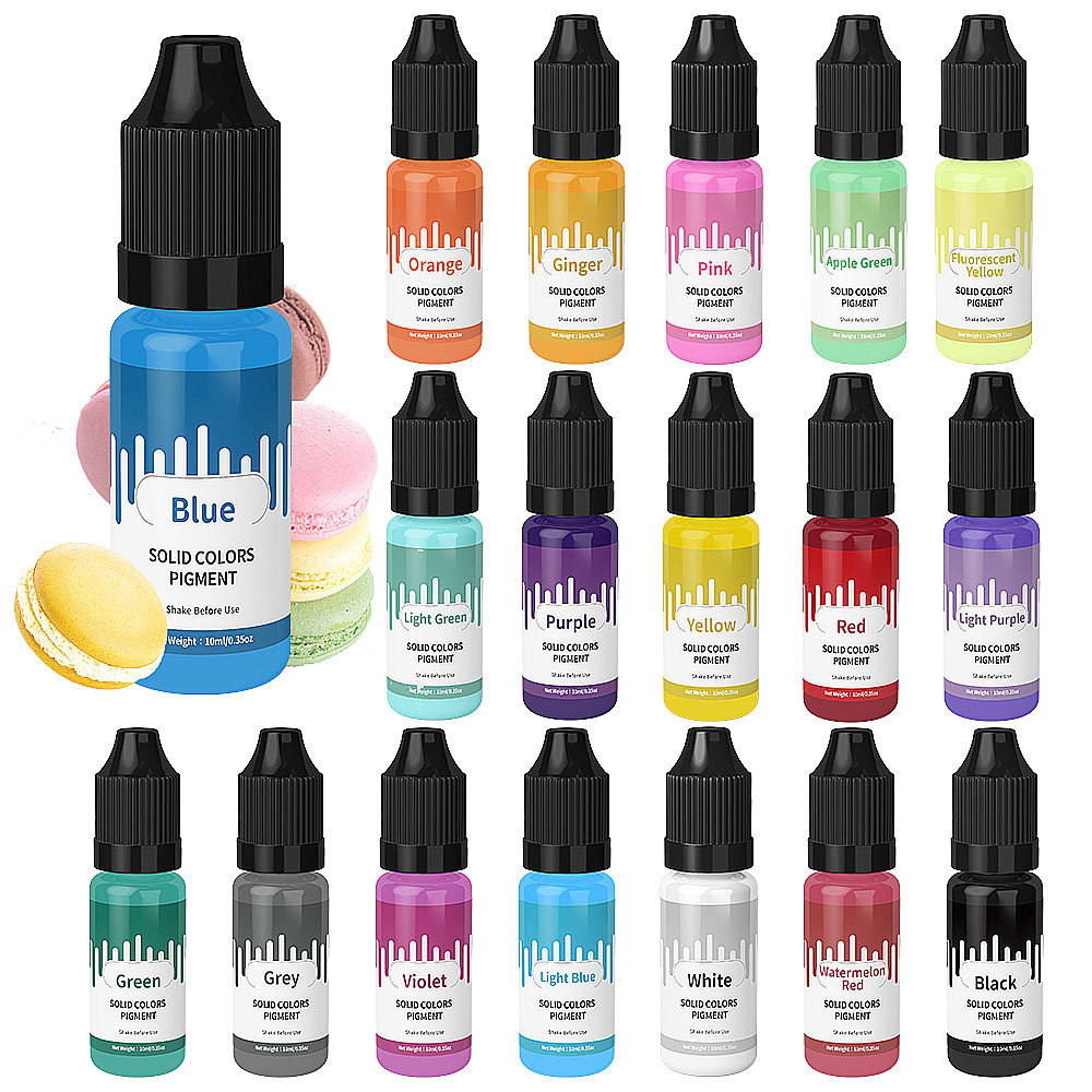 18Colors 10ml Macaron Solid Pa - огляд і ціна Resin Pigment Powder