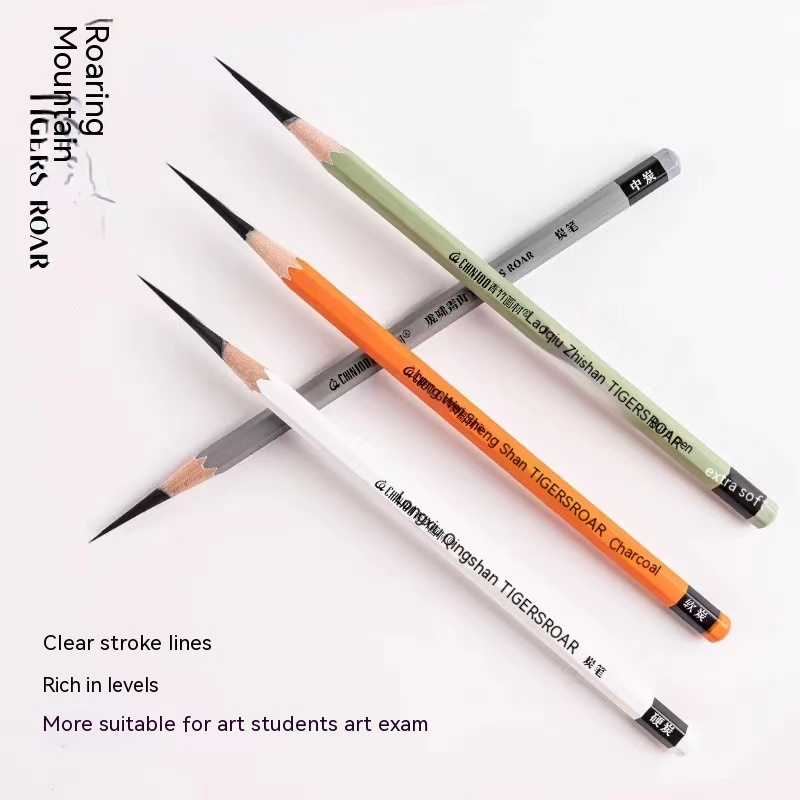 10 Pack Sketch Black Charcoal  - огляд і ціна Sketching Charcoal Set