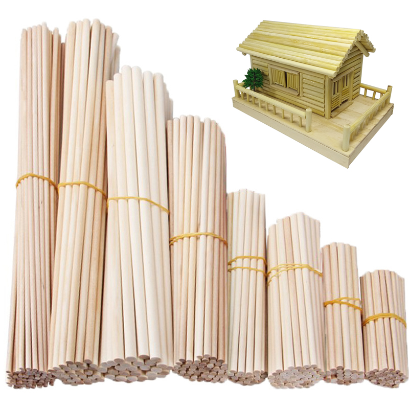 Round Wooden Stick For Crafts  - огляд і ціна Art Craft Stick