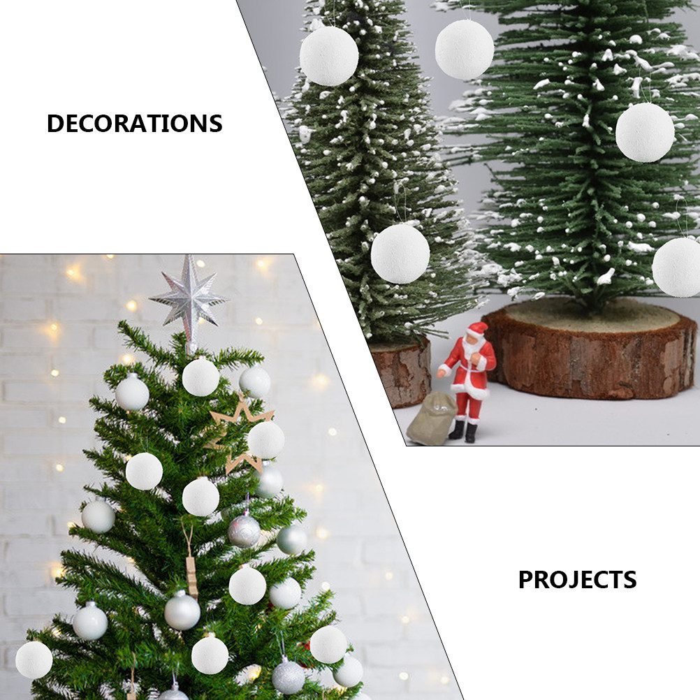 6Pcs White Xmas Set Dense Craf - огляд і ціна Art Craft Tree