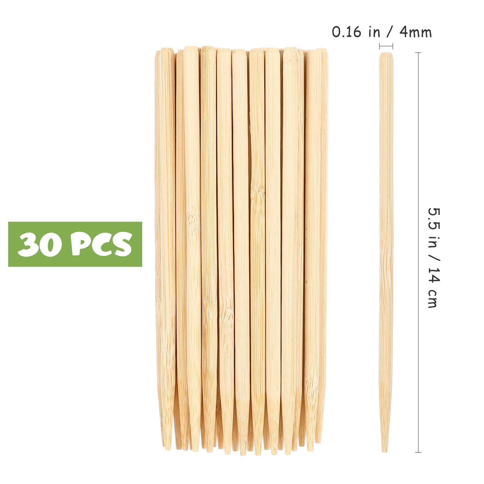 30pcs Scratch Bamboo Pens Wax  - огляд і ціна Art Craft Stick