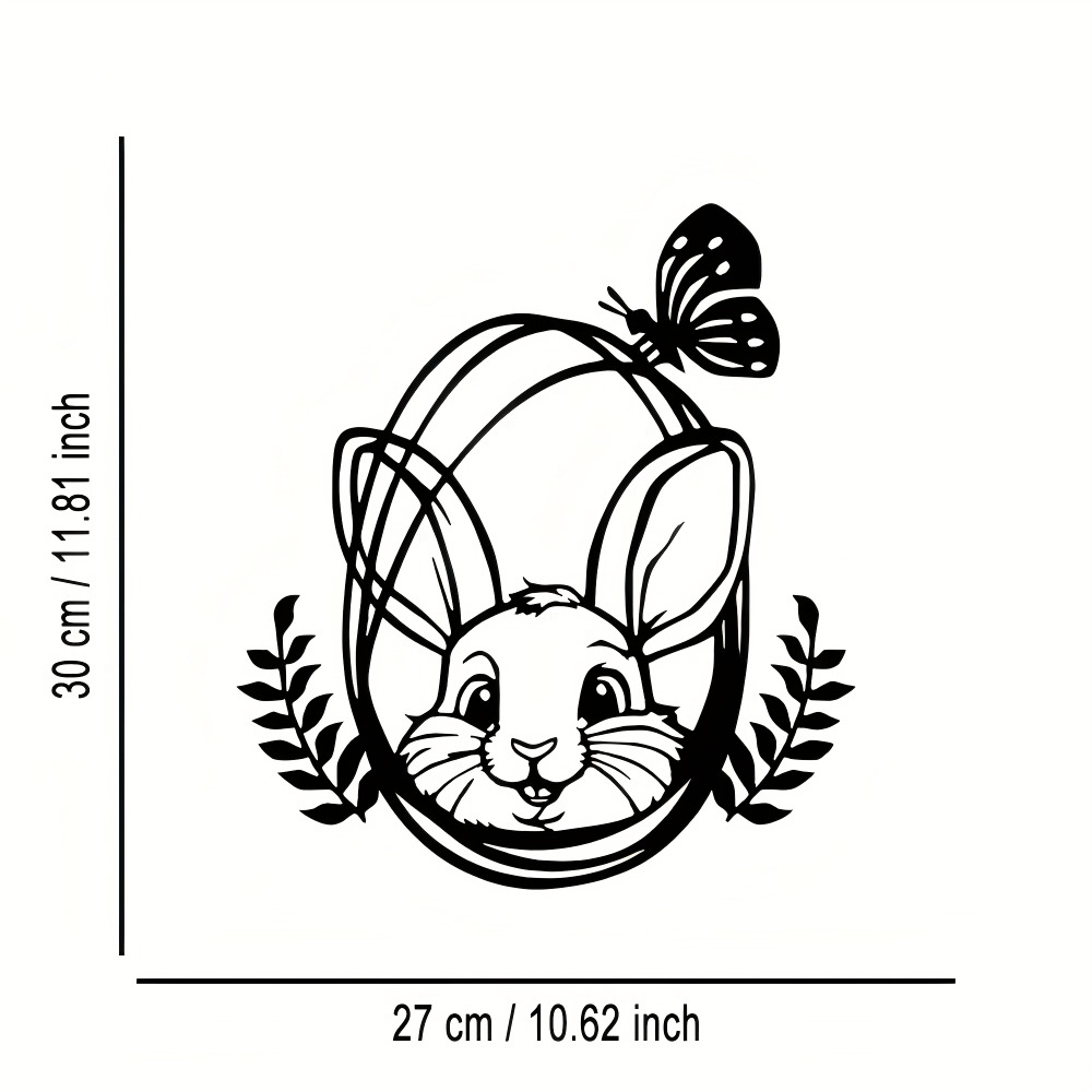 CIFBUY Metal Wall Art Bohemian - огляд і ціна Art Craft Rabbit