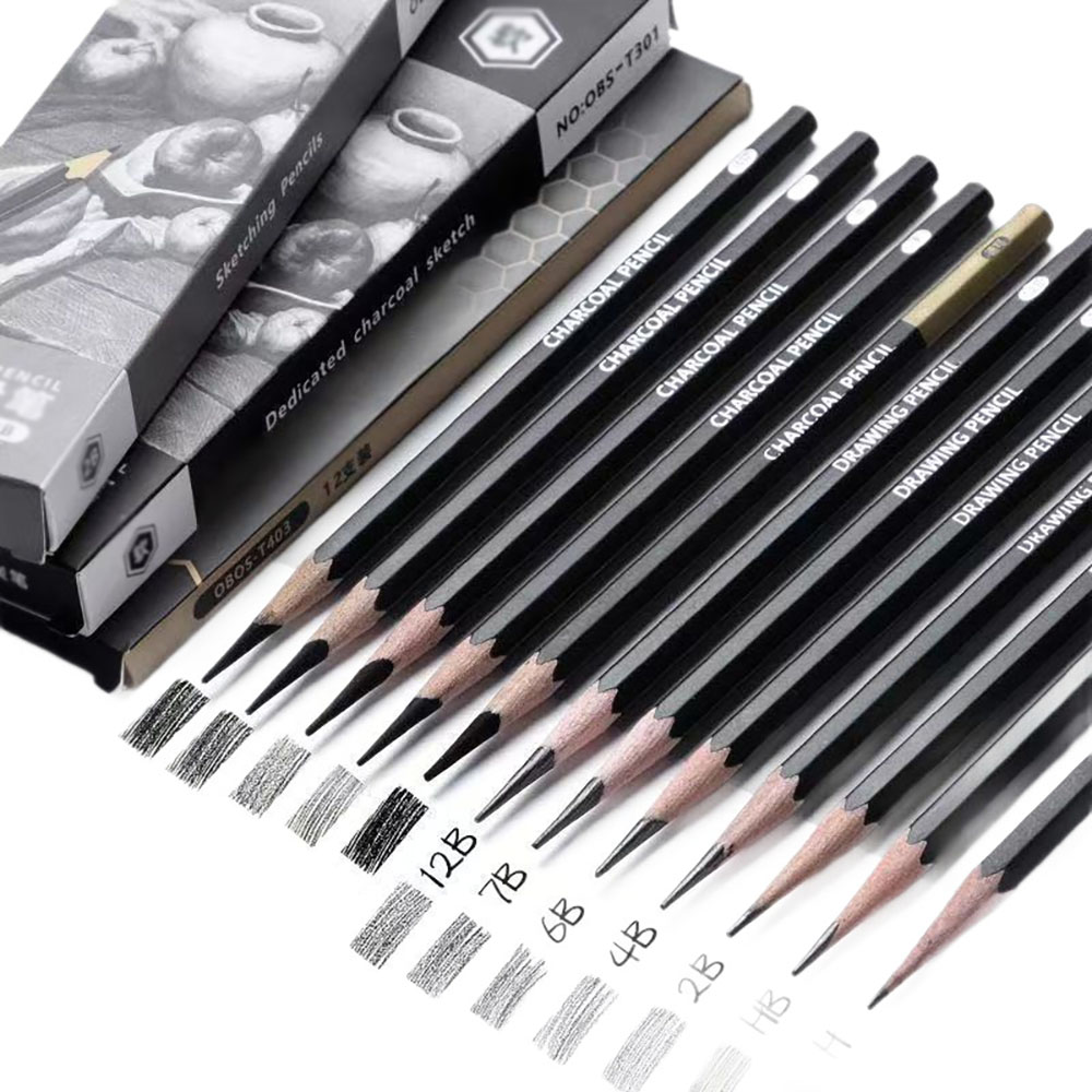 12 pieces Sketching pencil for - огляд і ціна Sketching Charcoal Set