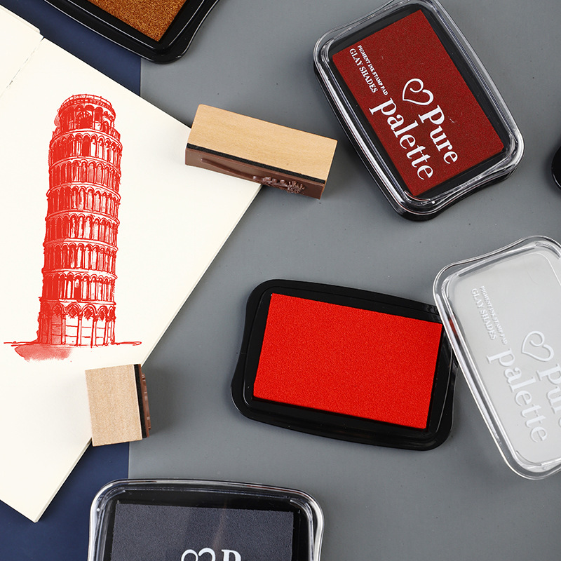 12 Colors Large Size Vintage I - огляд і ціна Stamping Ink Pad