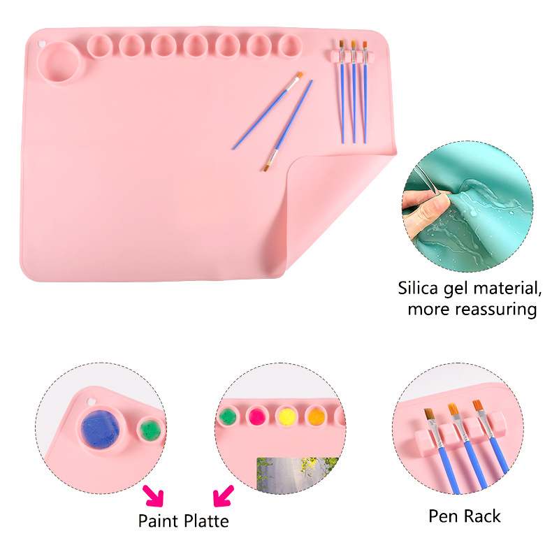 60X40cm Silicone Painting Mat  - огляд і ціна Art Craft Stick