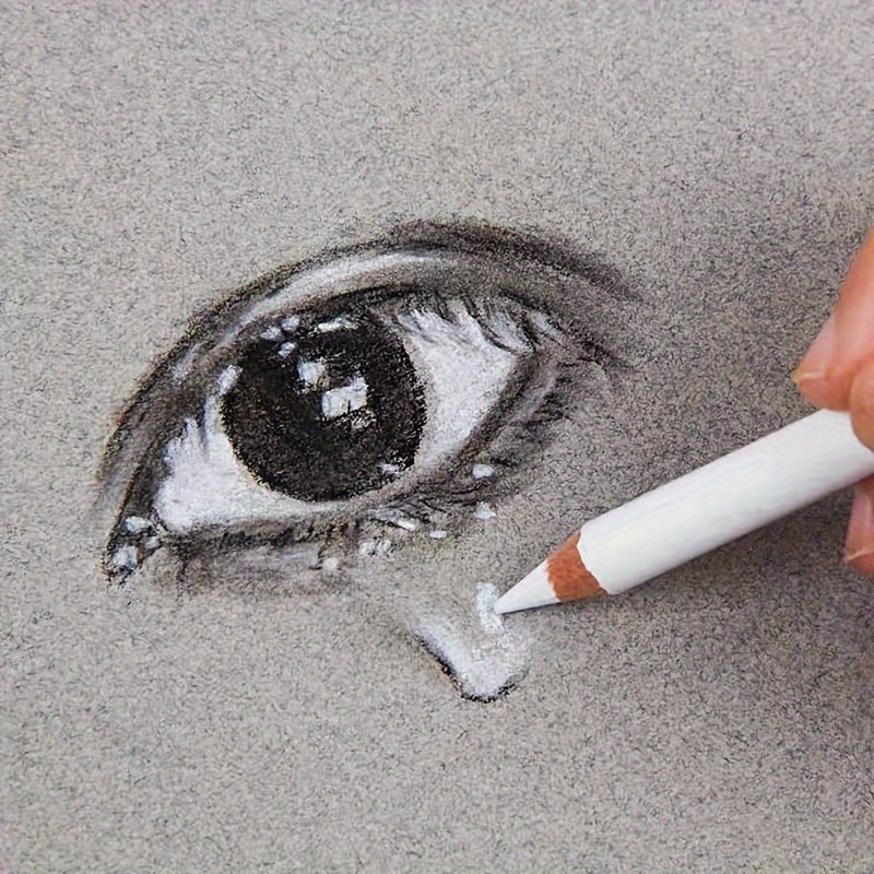 3/6pcsPiece White Charcoal Pen - огляд і ціна Sketching Charcoal Set