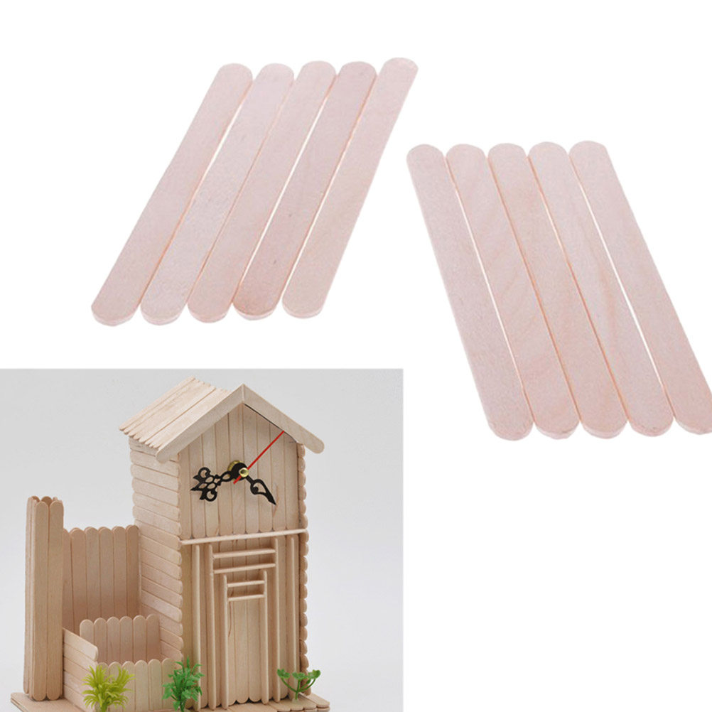 400Pcs Wood Craft Sticks Natur - огляд і ціна Art Craft Stick