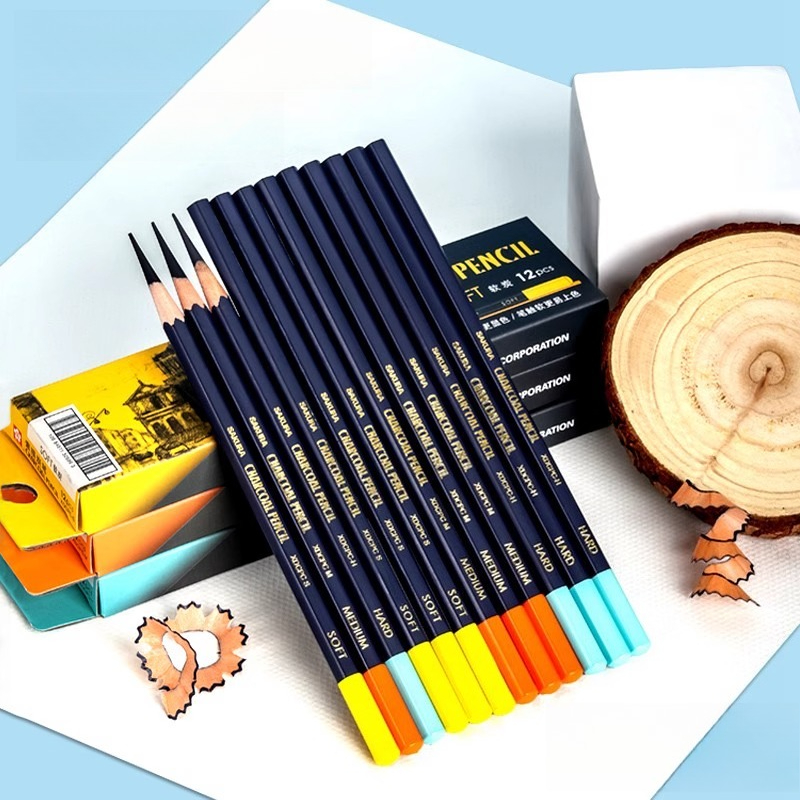 SAKURA Professional Charcoal W - огляд і ціна Sketching Charcoal Set