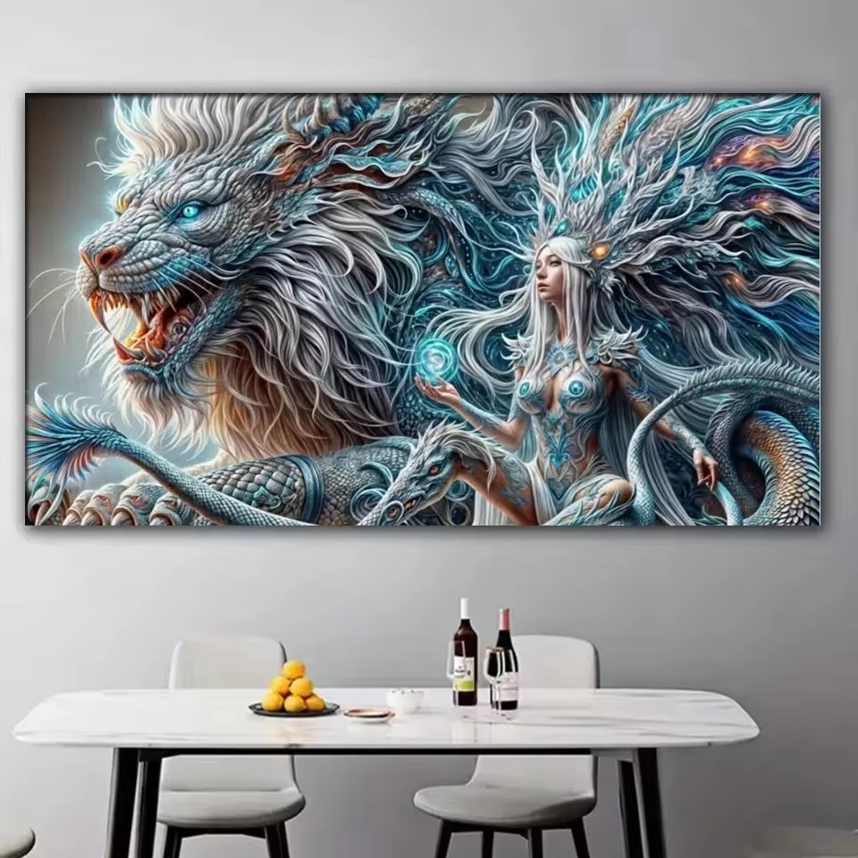 Gothic Dragon Queen 5D Diy Dia - огляд і ціна Queen Art Craft