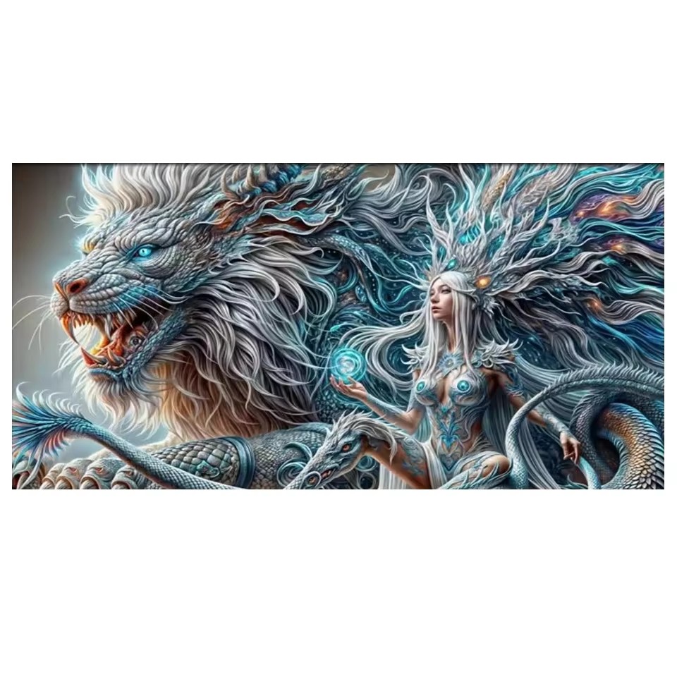 Gothic Dragon Queen 5D Diy Dia - огляд і ціна Queen Art Craft