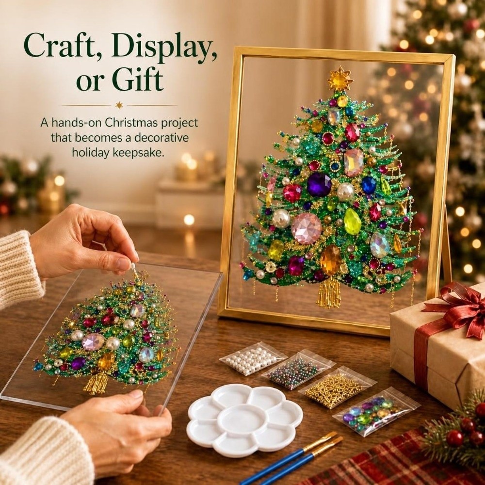 1 Set DIY Christmas Tree Art K - огляд і ціна Art Craft Tree