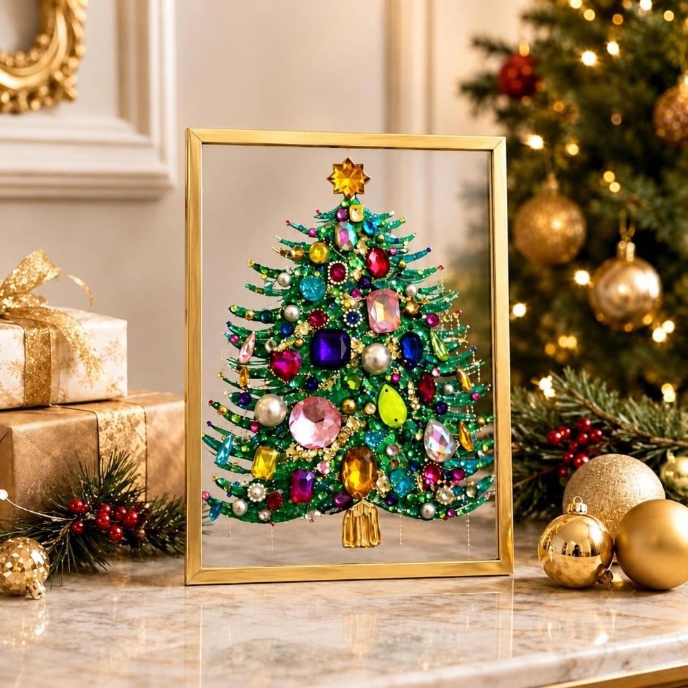 1 Set DIY Christmas Tree Art K - огляд і ціна Art Craft Tree