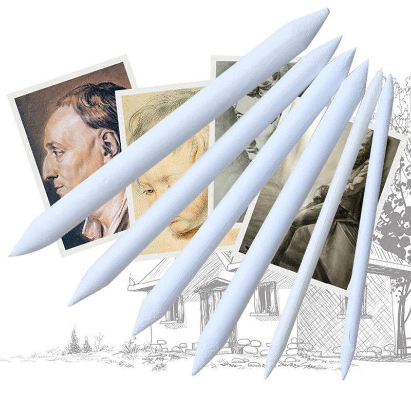 6Pcs Drawing Sketch Rub Pencil - огляд і ціна Sketching Charcoal Set