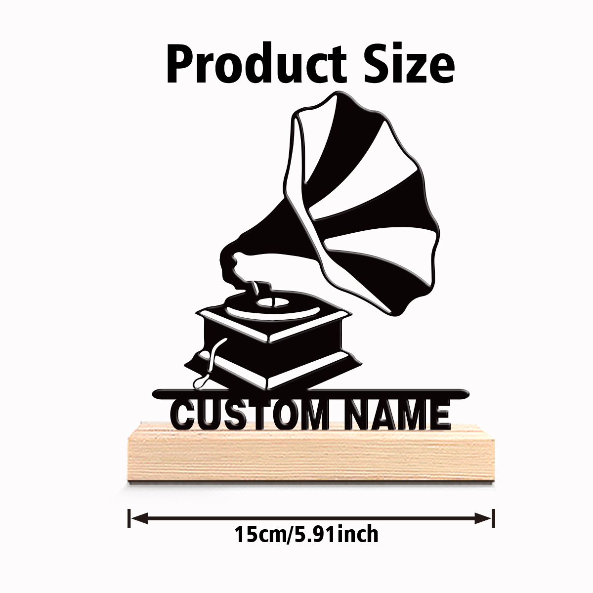 1pc Creative Gramophone Custom - огляд і ціна Art Craft & Architecture