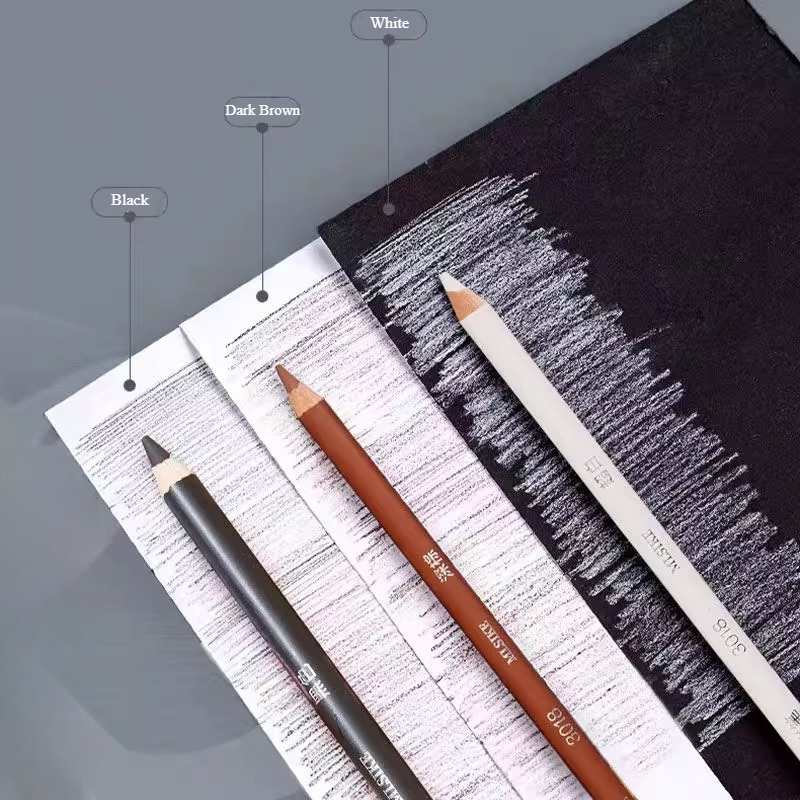 MLSIKE Color Charcoal Pencils  - огляд і ціна Sketching Charcoal Set