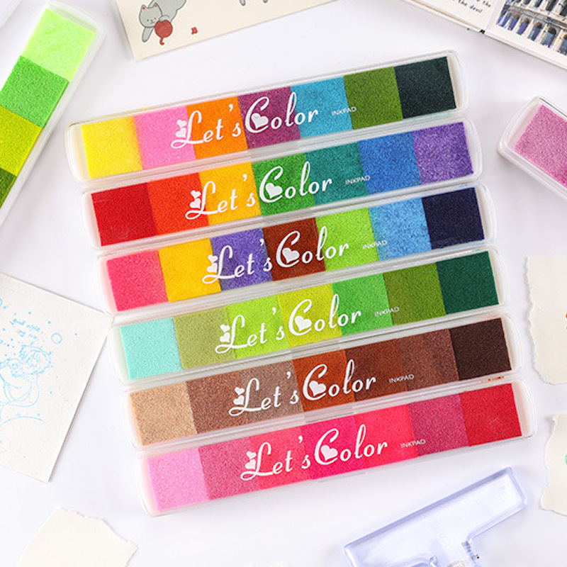 Cute Mix Color Inkpad for Scho - огляд і ціна Stamping Ink Pad