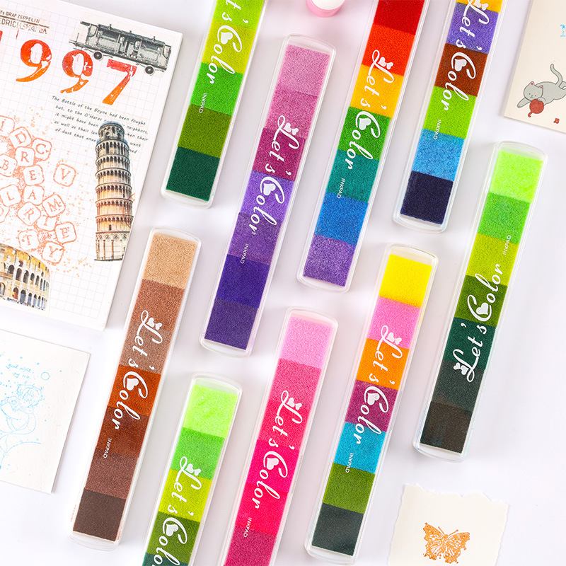 Cute Mix Color Inkpad for Scho - огляд і ціна Stamping Ink Pad