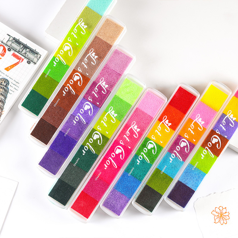 Cute Mix Color Inkpad for Scho - огляд і ціна Stamping Ink Pad