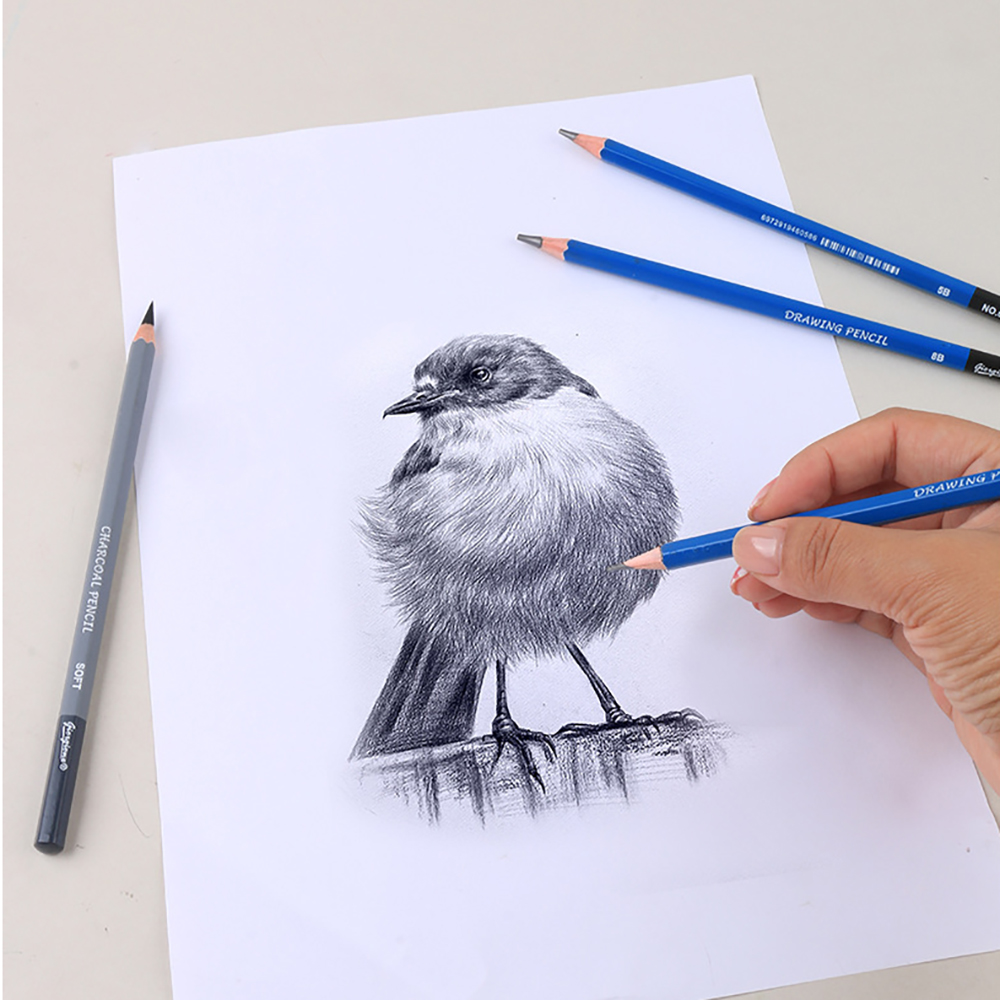 17 piece sketch pencil set, st - огляд і ціна Sketching Charcoal Set