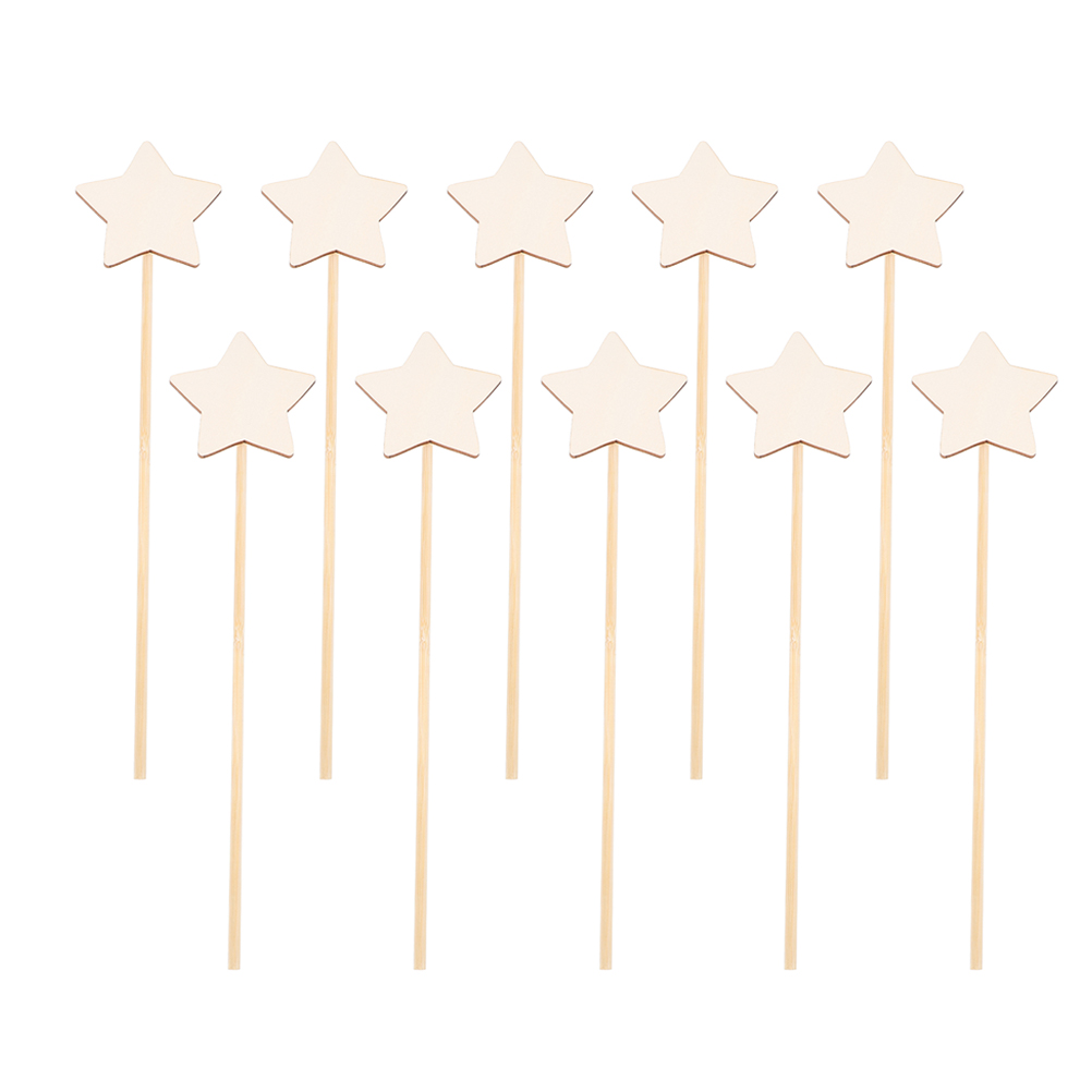 10pcs DIY Wooden Star Wands Pr - огляд і ціна Art Craft Stick
