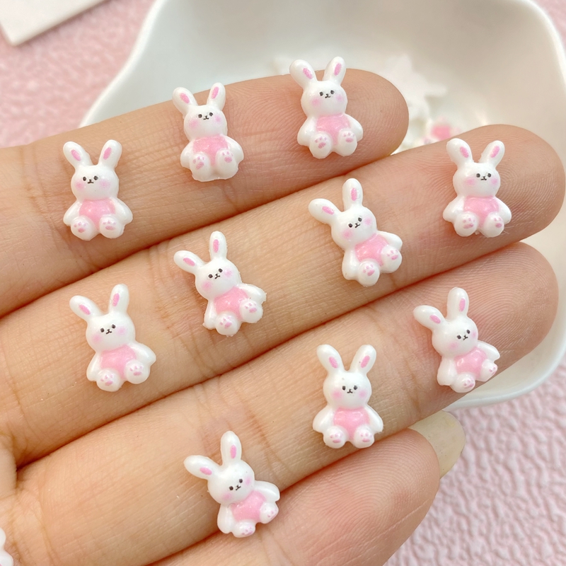 50Pcs New Mixed Nail Art Resin - огляд і ціна Art Craft Rabbit