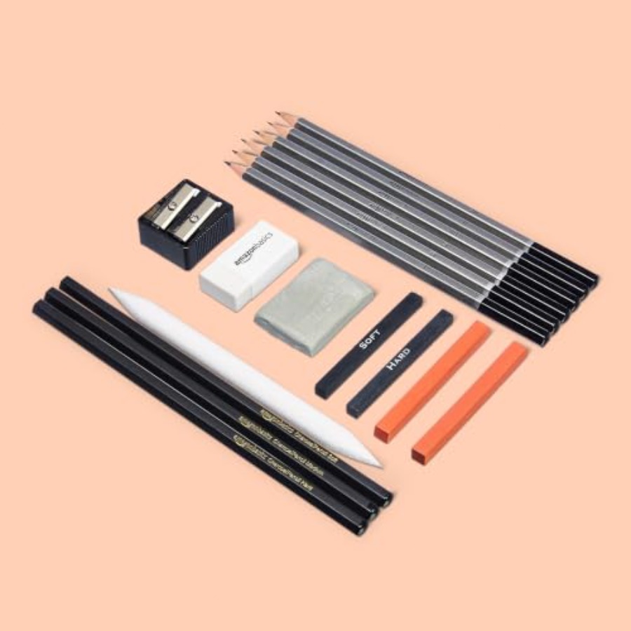 Sketching and Drawing Art Penc - огляд і ціна Sketching Charcoal Set