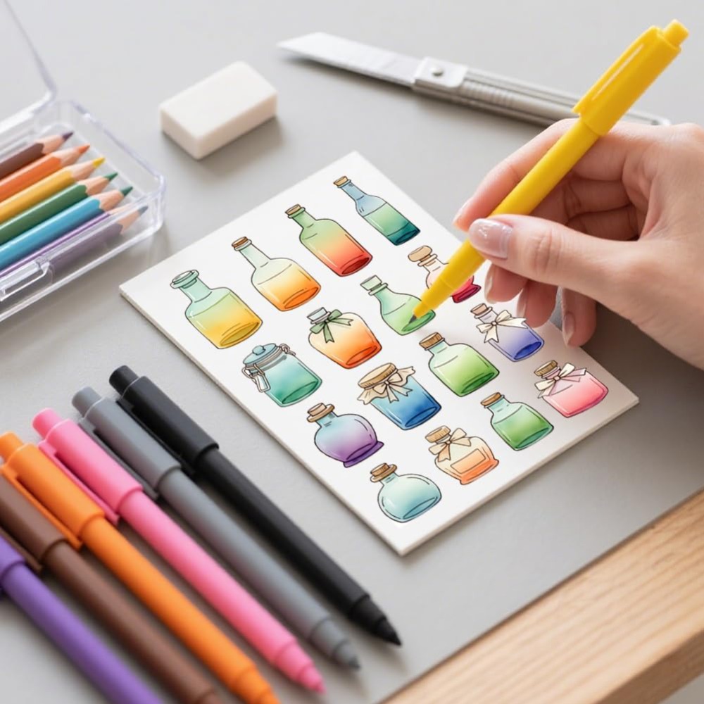 Various Bottle Style Clear Sta - огляд і ціна Stamping Ink Pad