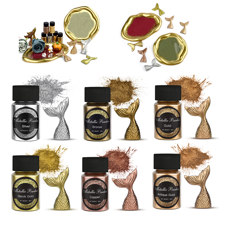 20ml/Bottle Metallic Glitter P - огляд і ціна Resin Pigment Powder